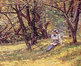 In the Orchard by Theodore Robinson
